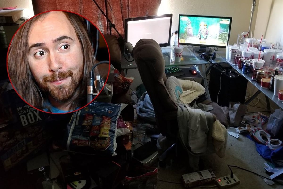 Nam streamer Asmongold bất ngờ dọn dẹp căn nhà siêu bẩn của mình sau khi bị cấm sóng