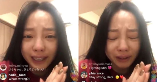 Netizen xót xa chia sẻ lại livestream Goo Hara khóc nức nở xin lỗi Sulli: Những giọt nước mắt bất ổn, lời hứa sống thay em gái không thể thực hiện!