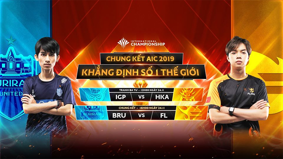 Trực tiếp AIC Liên quân 2019 hôm nay 24/11: IGP vs HKA (1-2)