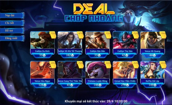 DEAL CHỚP NHOÁNG LÊN ĐẾN 90%