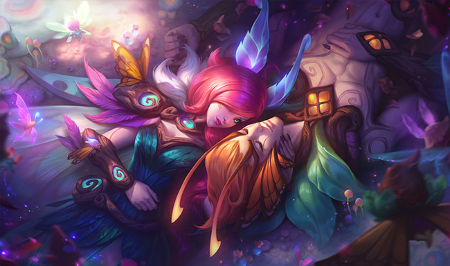 Ivern, Azir, Xayah, Rakan được ra mắt cùng Ornn trong bộ skin Thần Rừng