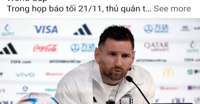 Trước giờ bóng lăn Argentina vs Ả Rập Xê Út, dân mạng réo tên Lionel Messi