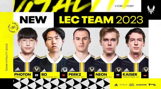 LMHT: Team Vitality từ bỏ “super team”, hỗ trợ Perkz tối đa với bộ đôi “siêu tân tinh” LCK và LPL