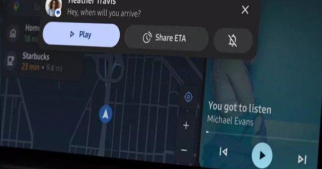 Android Auto của Google có AI để trả lời tin nhắn khi bạn đang lái xe