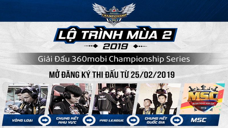 360mobi CHAMPIONSHIP SERIES mùa 2 chính thức khởi tranh