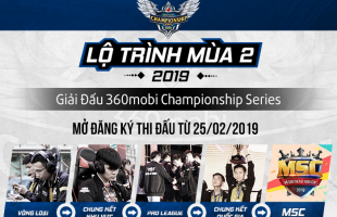 Khởi tranh 360mobi CHAMPIONSHIP SERIES mùa 2: Giải thưởng cực khủng và cơ hội tham gia đấu trường quốc tế chuyên nghiệp