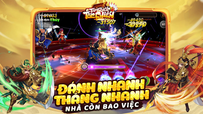 Game 3Q Tam Quốc Tốc Chiến – đánh nhanh thắng nhanh chuẩn bị về Việt Nam