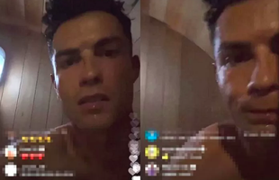 Không nói câu gì cũng hút hơn 400.000 người xem, Ronaldo đã làm gì trong buổi phát sóng trên Instagram?