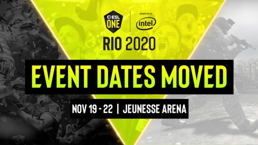 ESL One Rio Major rời sang tháng 11, Major CS:GO thứ hai của năm 2020 chính thức bị hoãn