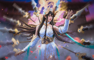 LMHT: Choáng váng vì vẻ đẹp tựa 'thần tiên tỉ tỉ' trong bộ cosplay Irelia Tiên Kiếm của nữ game thủ Trung Quốc