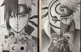 Loạt fan art Naruto toát lên vẻ ma mị đầy cuốn hút khiến người xem không thể rời mắt