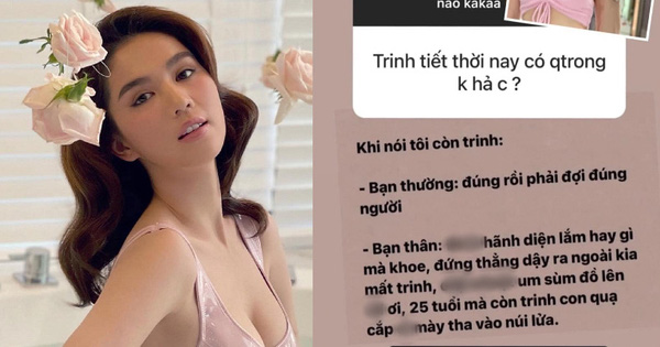 Tranh cãi story Ngọc Trinh văng tục khi trả lời fan về trinh tiết: “Còn trinh hãnh diện lắm hay gì mà khoe”