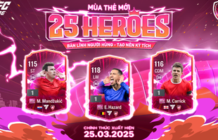 FC Online chính thức mang Eden Hazard, Guti cùng các huyền thoại khác quay trở lại trong mùa thẻ mới 25 Heroes