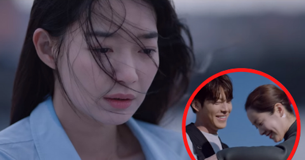 Vừa mới thấy Woo Bin tình tứ bên gái lạ, Shin Min Ah đã gieo mình xuống biển ở Our Blues tập 6?