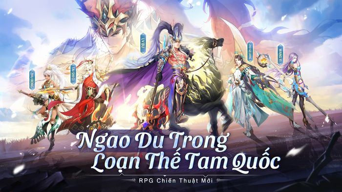 Tân 3Q Truyền Kỳ Tựa game nhập vai đấu tướng đề tài Tam Quốc loạn lac mở đăng ký trước trên Mobile