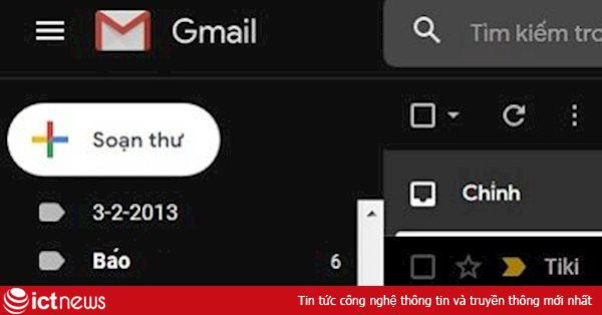 Hướng dẫn cài đặt giao diện Gmail nền tối trên máy tính