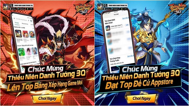 Thiếu Niên Danh Tướng 3Q: Tựa game đáng chơi do App Store và Google Play cùng lúc đề cử