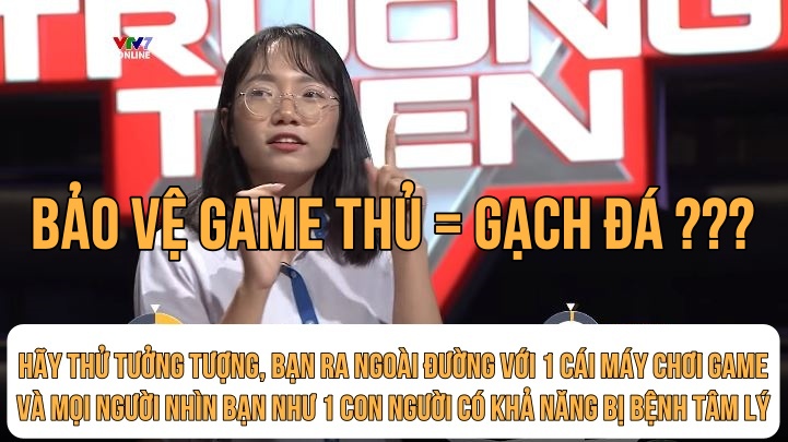 Đưa ra luận điểm phản biện bảo vệ game thủ khỏi định kiến nhưng cô gái này lại bị chính game thủ gạch đá