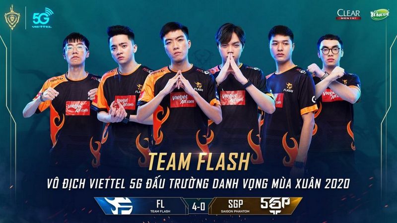 Càn quét SGP với tỷ số 4-0, Team Flash lên ngôi vô địch ĐTDV lần thứ 4 liên tiếp