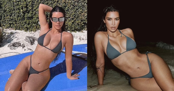 Kim Kardashian tung ảnh bikini nhỏ xíu gây 