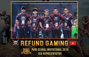 Chính thức: Team REFUND GAMING của Việt Nam đoạt vé đi chung kết thế giới PUBG