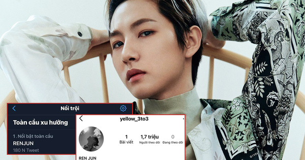 Renjun (NCT DREAM) vừa công khai Instagram, nhanh chóng hút về gần 2 triệu follower, lọt luôn top trending thế giới