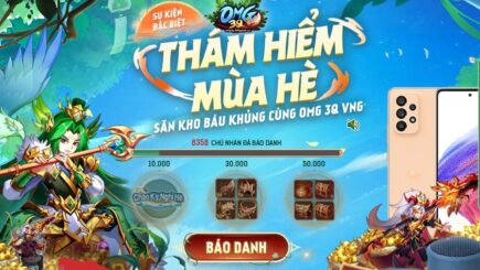 Cộng đồng game thủ OMG 3Q sôi động trước chuỗi sự kiện Thám Hiểm Mùa Hè 