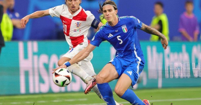 EURO 2024: Nghiệt ngã phút 90+8 trận Croatia - Italia, dân mạng 