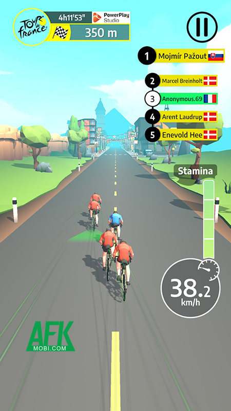 Tour de France Cycling Legends game mô phỏng đua xe đạp với lối chơi đơn giản