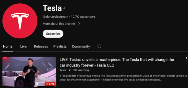 Tin Tặc Sử Dụng Deefake Elon Musk Để Lừa Đảo Tiền Ảo Trên YouTube Live