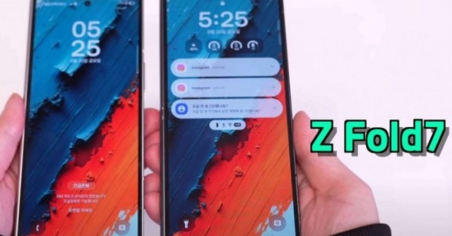 Bất ngờ lộ thiết kế của Galaxy Z Fold 7 - mỏng ấn tượng