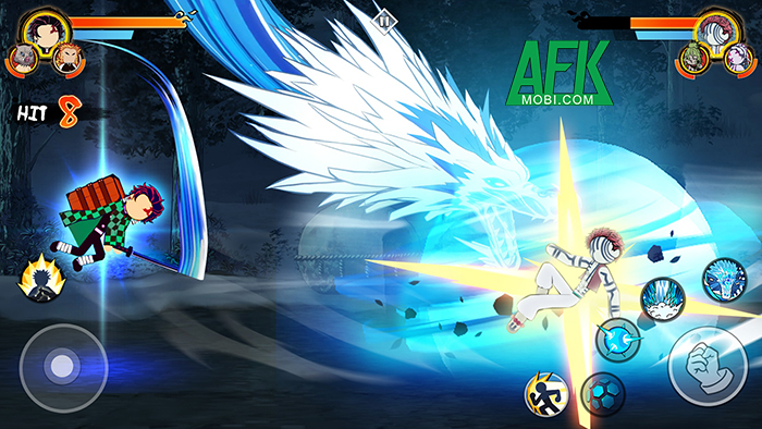 Stick Demon Shadow Fight game đối kháng lấy chủ đề Demon Slayer kết hợp Người Que