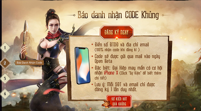 Tham gia báo danh Cửu Dương VNG, nhận iPhone X liền tay