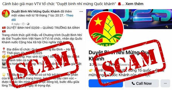 Xuất hiện chiêu trò lừa phụ huynh đăng ký “duyệt binh nhí”