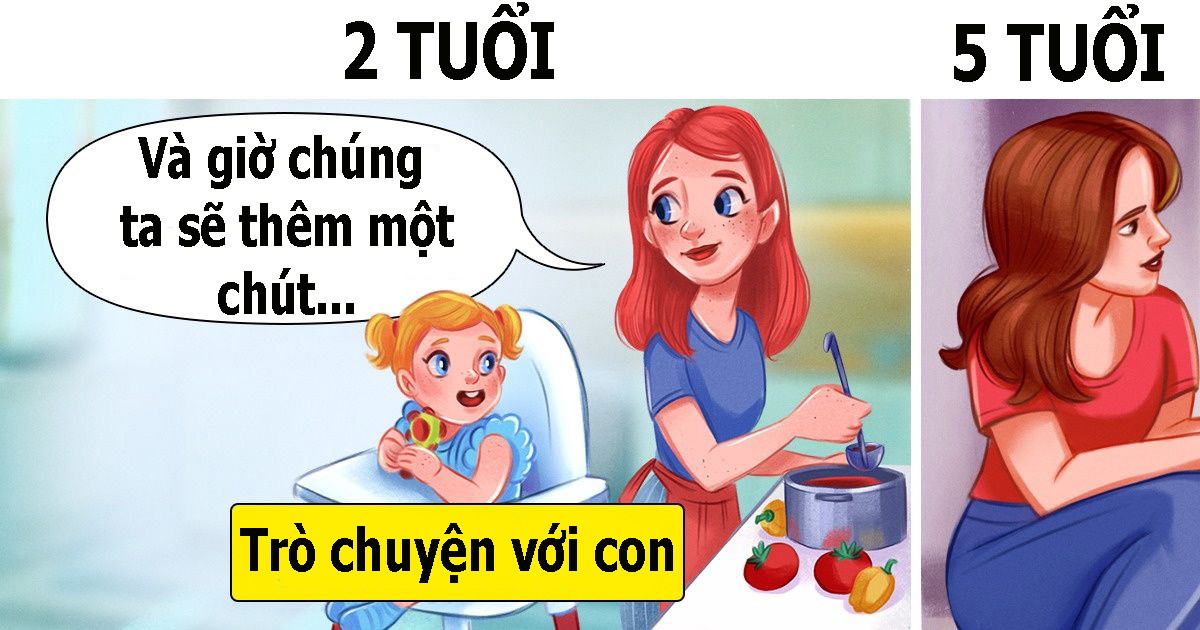 Cách giao tiếp hiệu quả với con theo độ tuổi