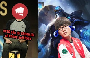 Dù yếu nhưng vẫn không buff, Riot Games quyết tâm loại bỏ Ryze ra khỏi CKTG 2020 sắp tới?