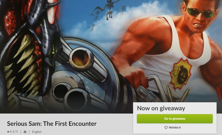 Nhanh tay tải ngay game Serious Sam: The First Encounter đang miễn phí trên GOG