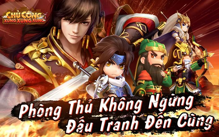 Chủ Công Xung Xung Xung game thẻ bài kết hợp thủ thành mở đăng ký trước trên Mobile