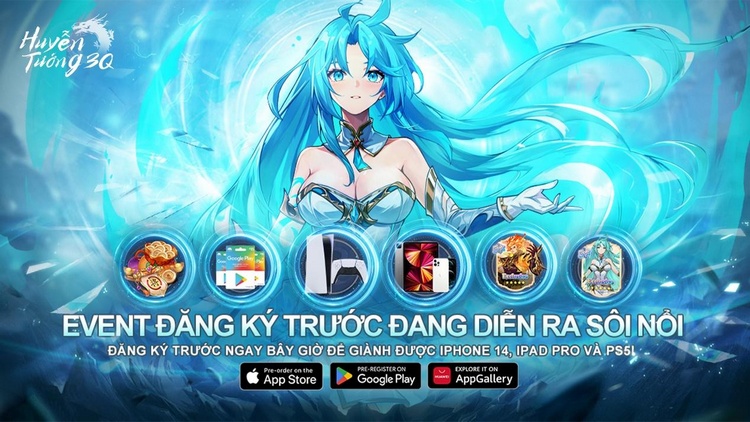 Tam Quốc RPG Huyễn Tướng 3Q chuẩn bị ra mắt! Đăng ký trước nhận ngay skin 5 sao Lã Linh Kỷ và cơ hội trúng iPhone 14, PS5!