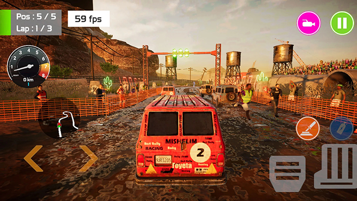 Tham gia vào những cuộc đua xe 4 bánh vượt địa hình tại game Offroad Rally Car Racing 4×4