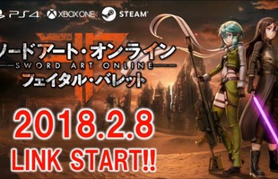 Game đỉnh Sword Art Online: Fatal Bullet ấn định thời điểm ra mắt trong tháng 2/2018