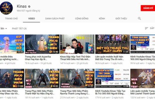 Liên Quân Mobile: Youtube bất ngờ trả lại 900 nghìn subcribe cho Kinas