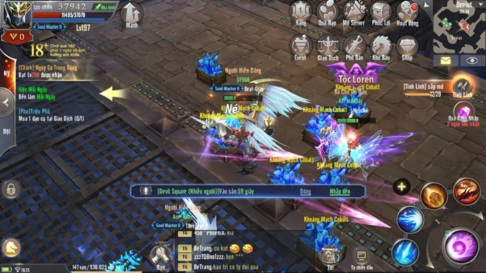 Game thủ MU Awaken VNG PK thỏa thích không kể ngày đêm
