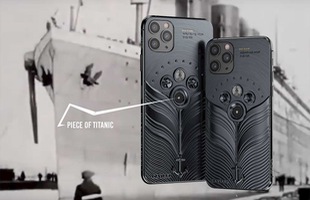 Phiên bản iPhone 11 được chế tác từ mảnh vỡ tàu Titanic và tàu vũ trụ Vostok-1, giá từ 784 triệu đồng