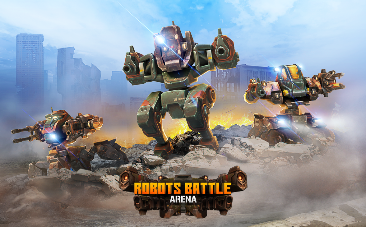 Robots Battle Arena – game MOBA robot chiến đấu cực hấp dẫn