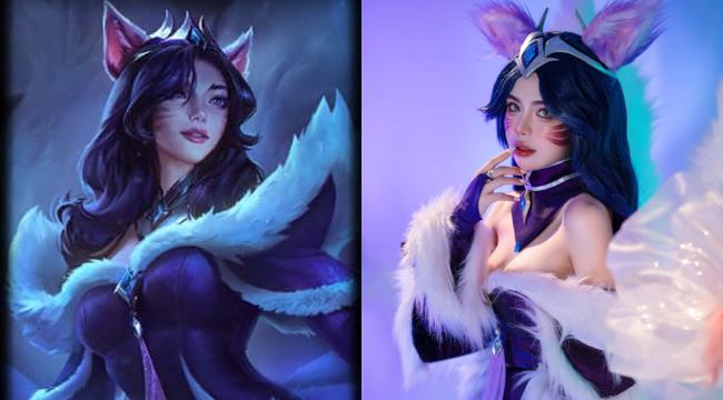 MC Mai Dora cosplay Ahri Bóng Đêm cực kì ma mị và quyến rũ