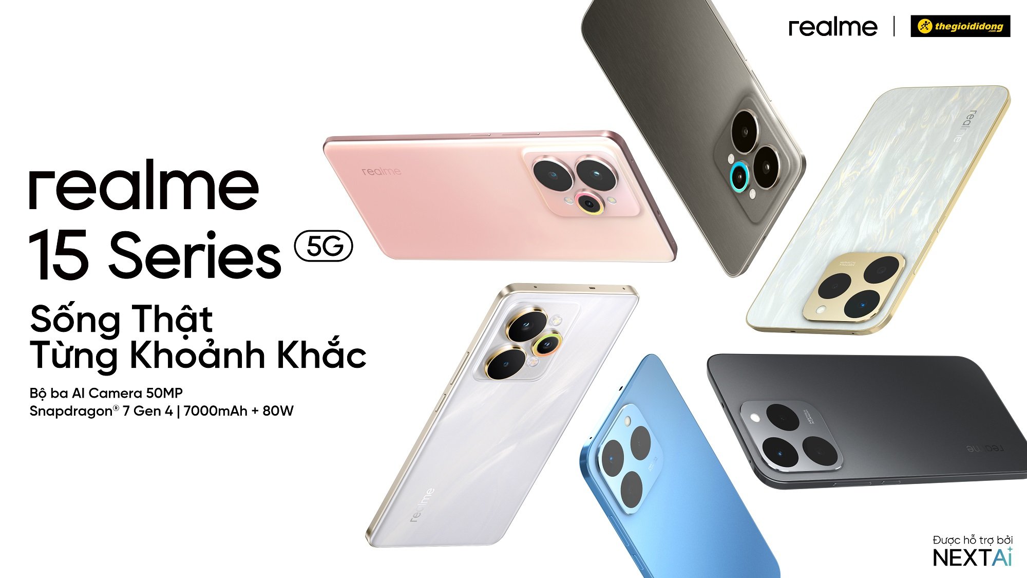Realme 15 Series: “Bậc Thầy AI Tiệc Đêm” Đưa Công Nghệ Hình Ảnh Trên Smartphone Tầm Trung Bước Vào Kỷ Nguyên Mới