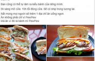 Streamer Pewpew mở quán bánh mì, chính thức khai trương trong tháng 11