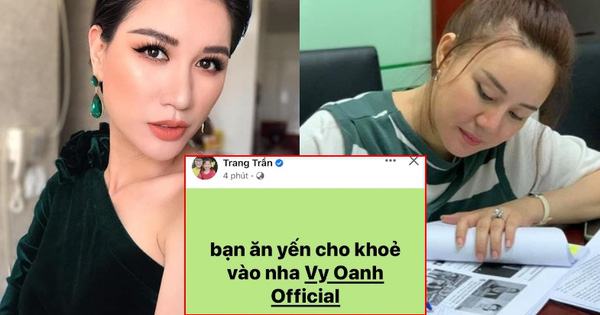 Vy Oanh nộp đơn khởi tố bà Phương Hằng, Trang Trần có luôn động thái quan tâm hết mực