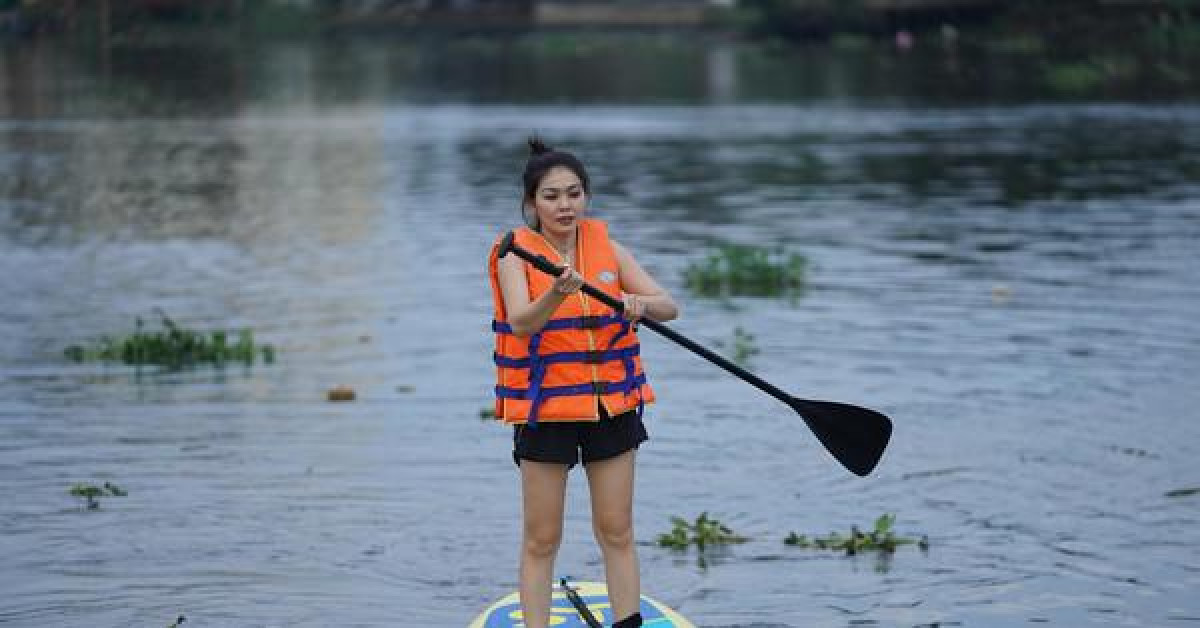 Thú chơi ván Sup thu hút giới trẻ Sài thành